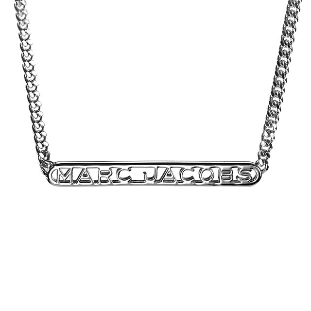 マーク ジェイコブス ネックレス MARC JACOBS ザ モノグラム チェーン 真鍮 レディース J305M03FA22 040 シルバー アクセサリー 記念品 プレゼント ギフト J305M03FA22-040