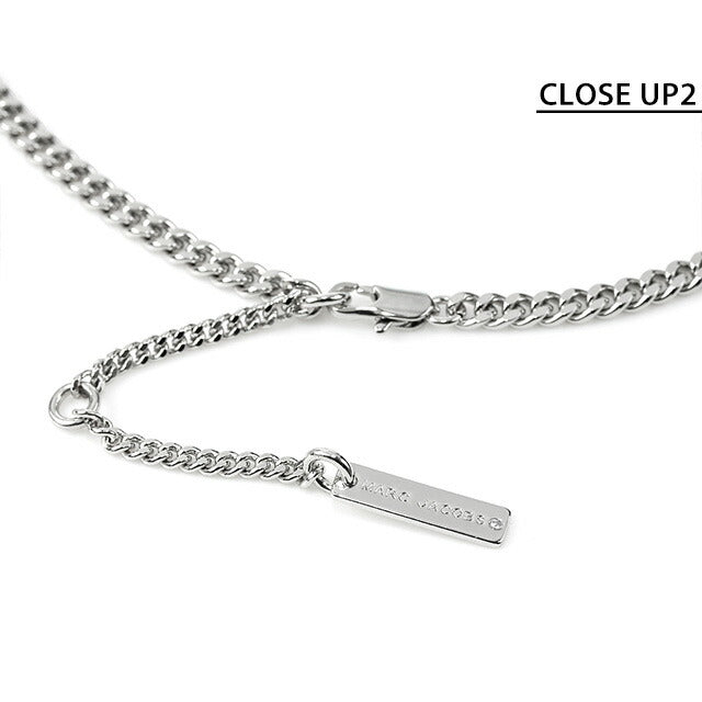 マーク ジェイコブス ネックレス MARC JACOBS ザ モノグラム チェーン 真鍮 レディース J305M03FA22 040 シルバー アクセサリー 記念品 プレゼント ギフト J305M03FA22-040