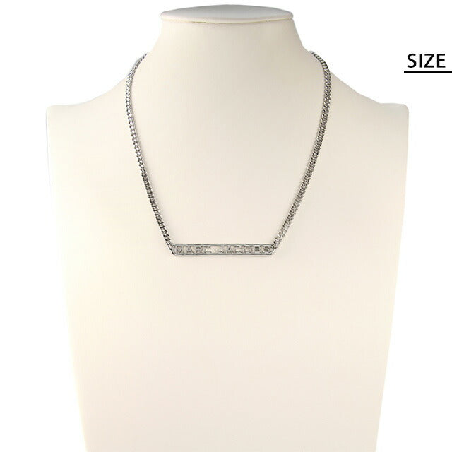 マーク ジェイコブス ネックレス MARC JACOBS ザ モノグラム チェーン 真鍮 レディース J305M03FA22 040 シルバー アクセサリー 記念品 プレゼント ギフト J305M03FA22-040