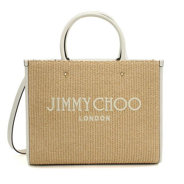 ジミーチュウ カゴバッグ レディース ブランド JIMMY CHOO イタリア AVENUE M TOTE U ベージュ系 バッグ JICAVENUEMTOT011