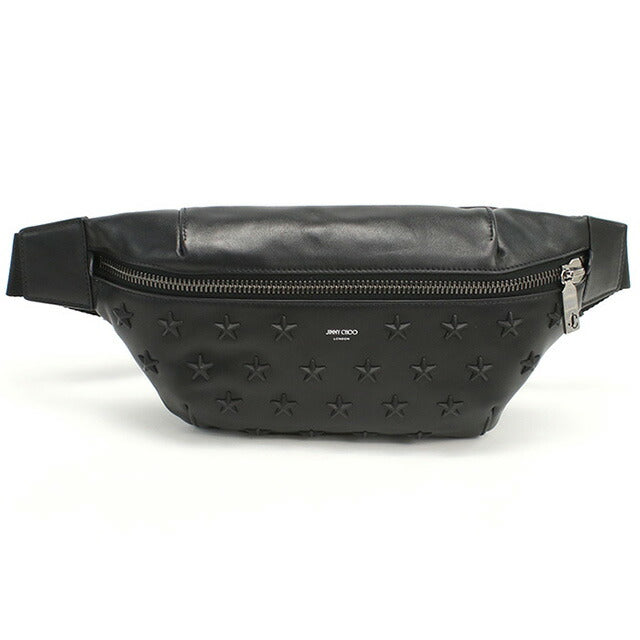 ジミーチュウ ボディバッグ メンズ ブランド JIMMY CHOO レザー イタリア FINSLEY ブラック バッグ JICFINSLEY011