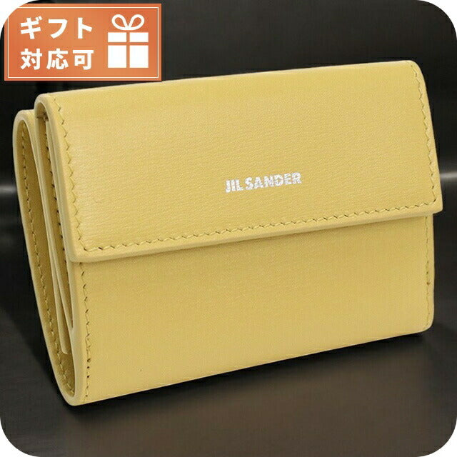 ジル サンダー 三折財布小銭入付き レディース ブランド JIL SANDER イタリア J07UI0009 イエロー系 財布 JISJ07UI0009041