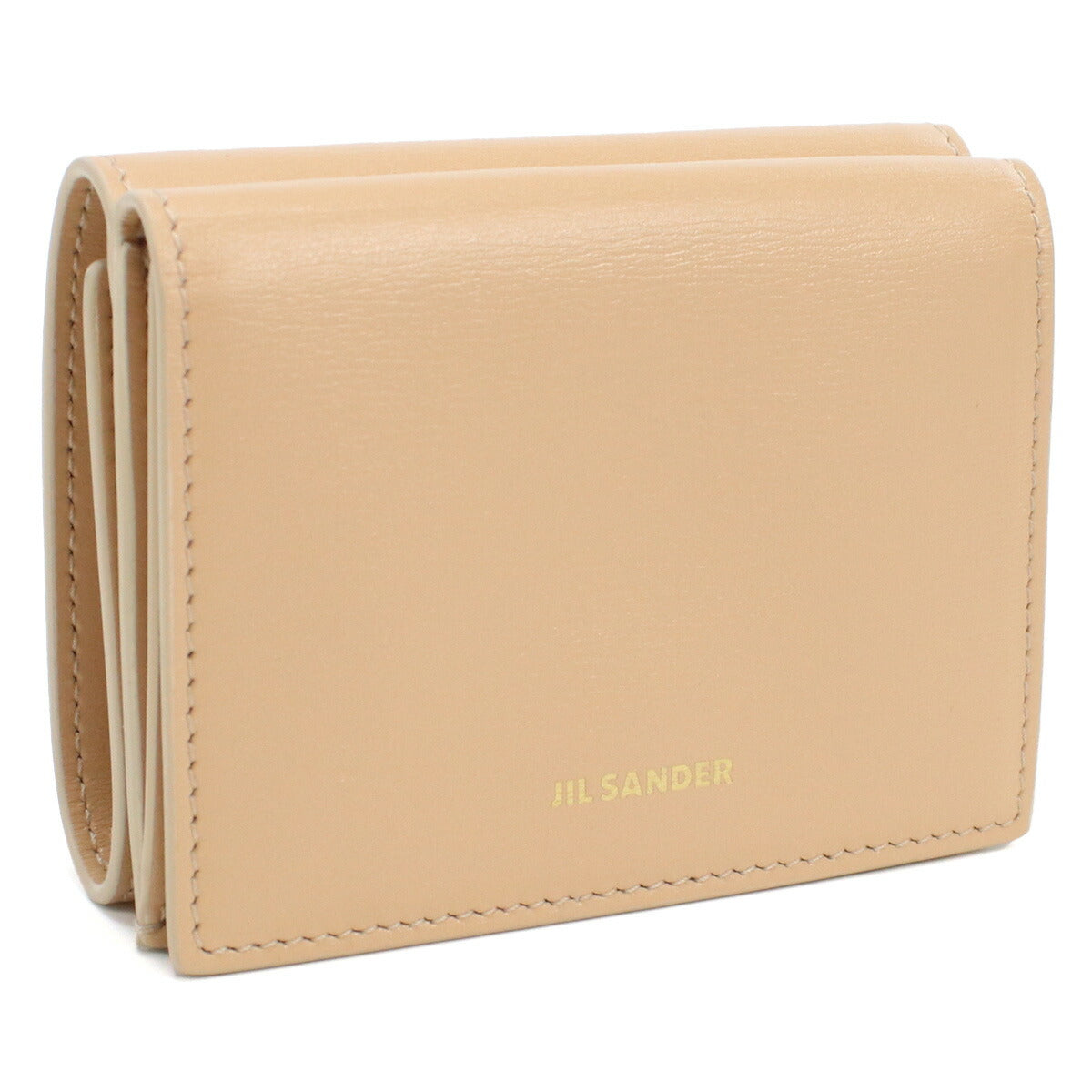 ジル サンダー 三折財布小銭入付き レディース カーフレザー イタリア J07UI0011 ベージュ系 財布 JISJ07UI0011021