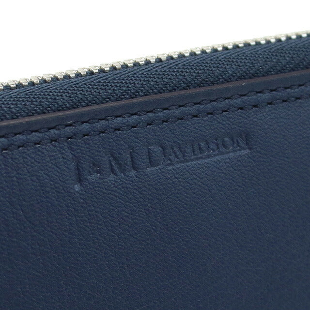 ジェイアンドエムデヴィッドソン 長財布ラウンドファスナー レディース ブランド レザー スペイン SZAW-0XX-SCXX MIDNIGHT ネイビー系 JMDAW0XXSCXX021