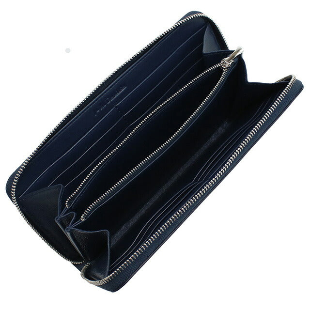 ジェイアンドエムデヴィッドソン 長財布ラウンドファスナー レディース ブランド レザー スペイン SZAW-0XX-SCXX MIDNIGHT ネイビー系 JMDAW0XXSCXX021