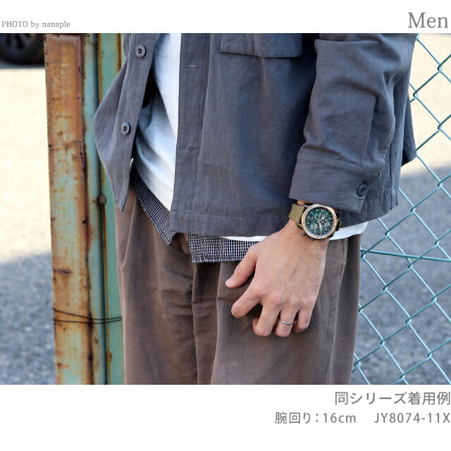 Citizen Promaster Eco-Drive太阳能计时码表JY8025-59E观看品牌男士JY8025-59E