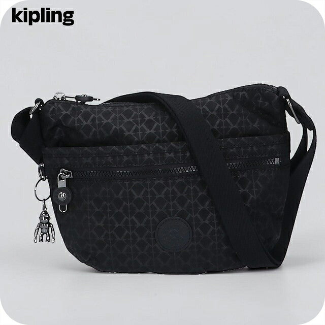 キプリング ショルダーバッグ レディース ブランド Kipling アルト S K10146-K59 Signature Emb 黒 K10146-K59