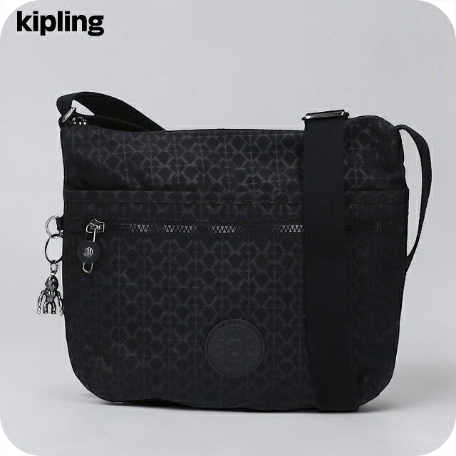 キプリング ショルダーバッグ レディース ブランド Kipling アルト K10878-K59 Signature Emb 黒 K10878-K59