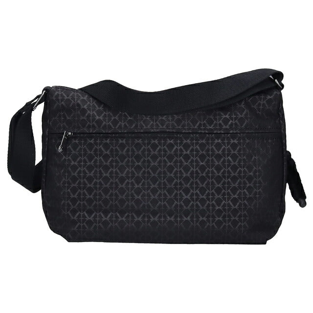 キプリング ショルダーバッグ レディース ブランド Kipling イゼラ ロゴ ワンポイント 総柄 K12592-K59 Signature Emb 黒 K12592-K59