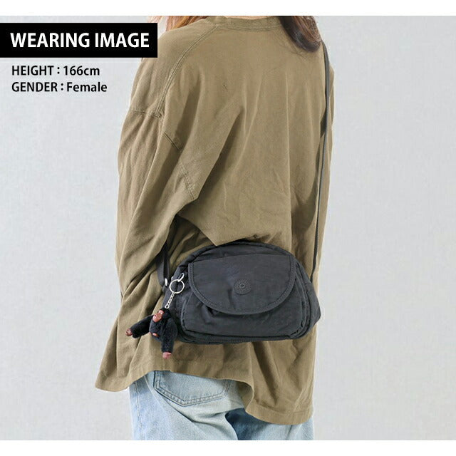 キプリング ショルダーバッグ レディース ブランド Kipling K153130DH BLACK TONAL ブラック 斜めがけ 高級 おしゃれ プレゼント 女性 実用的 かわいい