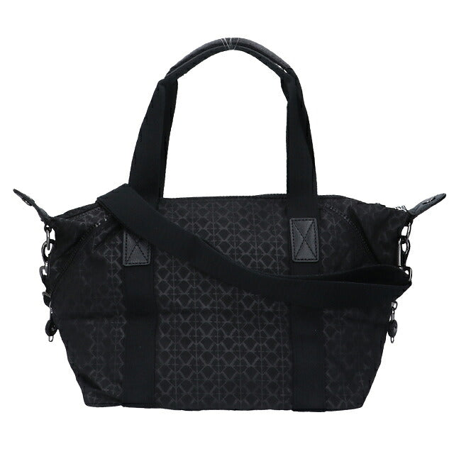 キプリング ボストンバッグ レディース ブランド Kipling アート ミニ ミニボストンバッグ 2WAY K15410-K59 Signature Emb 黒 K15410-K59