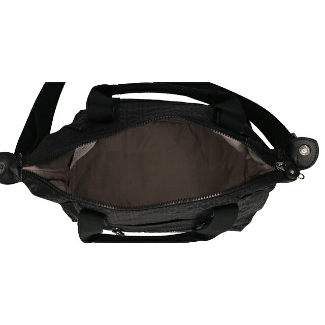 キプリング ボストンバッグ レディース ブランド Kipling アート ミニ ミニボストンバッグ 2WAY K15410-K59 Signature Emb 黒 K15410-K59