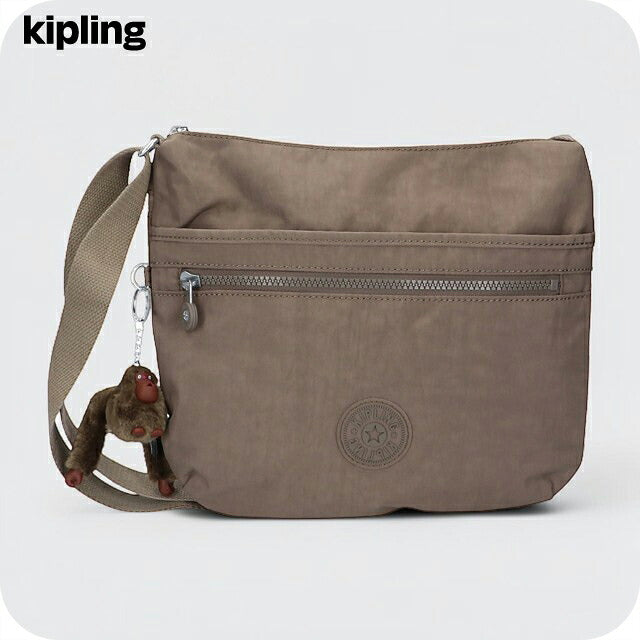 キプリング ショルダーバッグ レディース ブランド Kipling アルト ロゴ ワンポイント 無地 K19911-77W True Beige K19911-77W