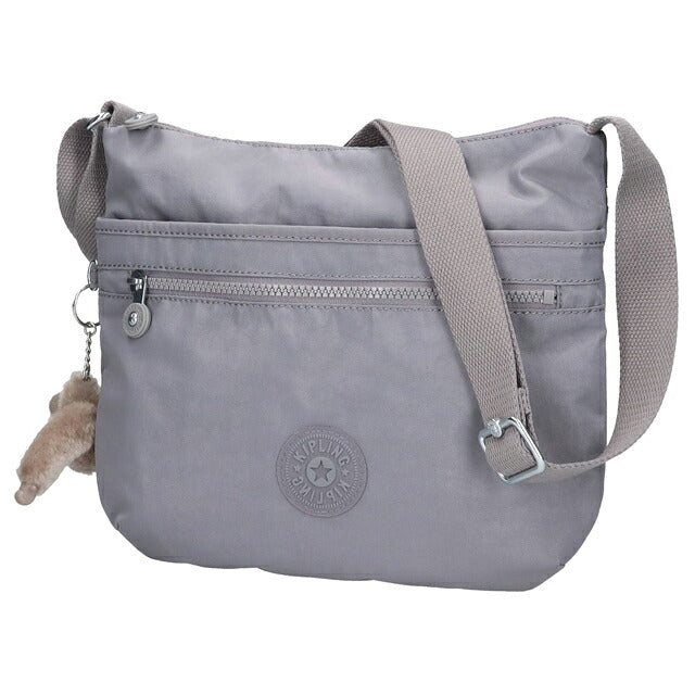 キプリング ショルダーバッグ レディース ブランド Kipling アルト ロゴ ワンポイント 無地 K19911-8DH Inviting Grey グレー K19911-8DH