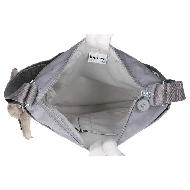キプリング ショルダーバッグ レディース ブランド Kipling アルト ロゴ ワンポイント 無地 K19911-8DH Inviting Grey グレー K19911-8DH