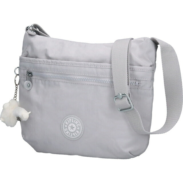 キプリング ショルダーバッグ レディース ブランド Kipling アルト ロゴ ワンポイント 無地 K19911-9RW Easy Grey グレー K19911-9RW