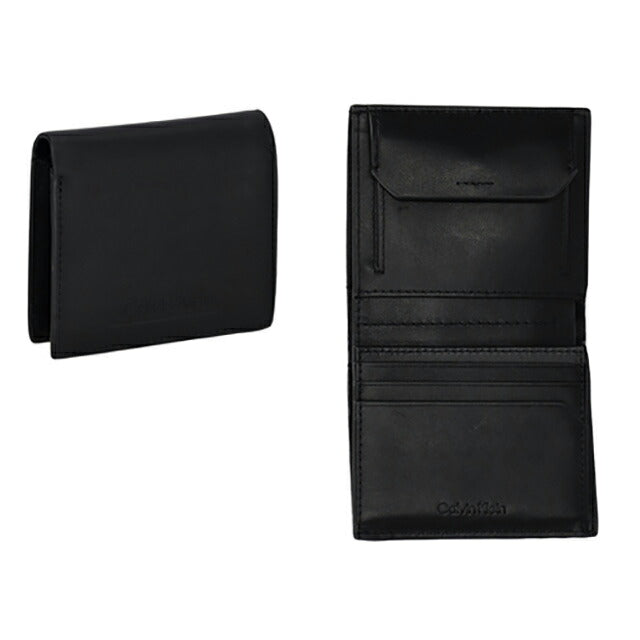 カルバンクライン 二つ折り財布 メンズ ブランド Calvin Klein K50K510887 ブラック K50K510887-BAX