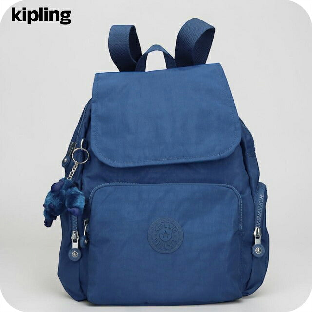 キプリング リュック レディース ブランド Kipling シティジップ S バックパック リュックサック スクールバッグ KI3523-5PZ Casual Blue KI3523-5PZ
