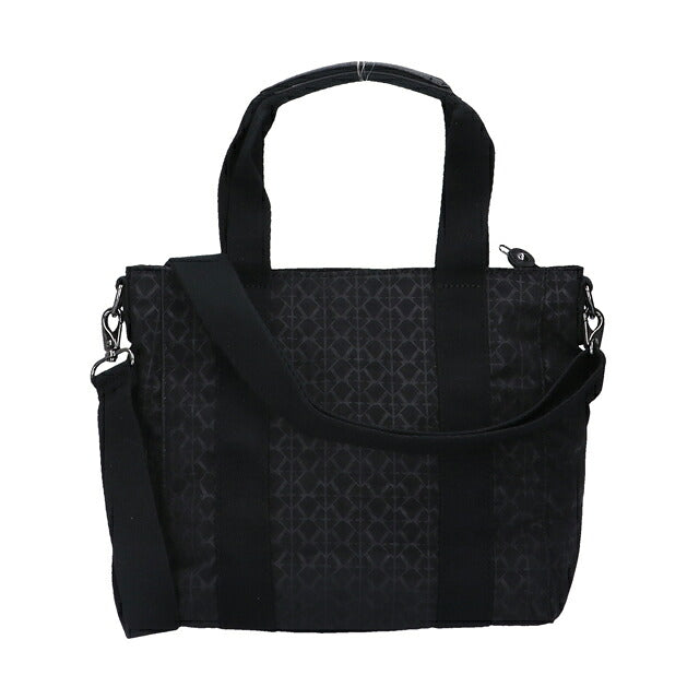 キプリング トートバッグ レディース ブランド Kipling アッセーニ ミニ ミニトートバッグ ロゴ ワンポイント 総柄 2WAY KI3572-K59 Signature Emb 黒 KI3572-K59
