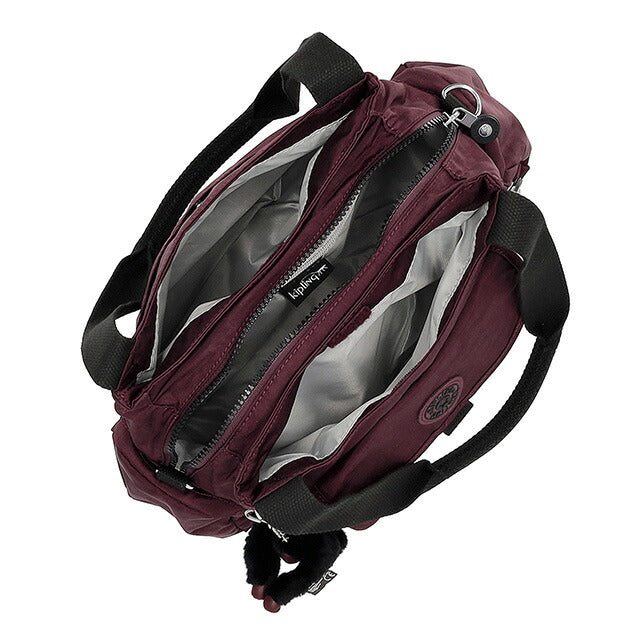 キプリング ハンドバッグ レディース ブランド Kipling KI41891QG MULBERRY MOCHA ボルドー 軽量 小さめ 手提げ 高級 おしゃれ プレゼント 女性 実用的 かわいい