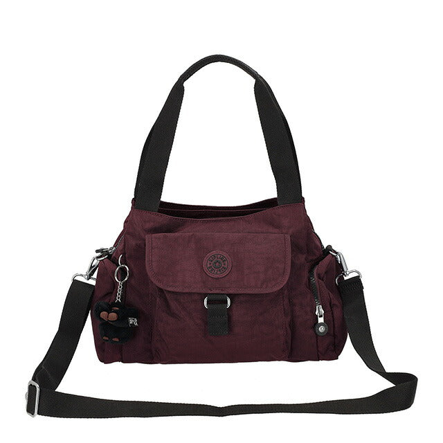 キプリング ハンドバッグ レディース ブランド Kipling KI41891QG MULBERRY MOCHA ボルドー 軽量 小さめ 手提げ 高級 おしゃれ プレゼント 女性 実用的 かわいい