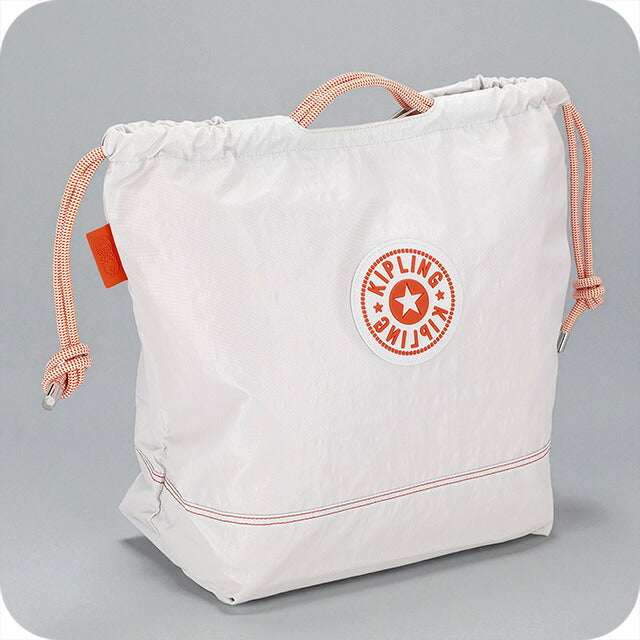 キプリング ハンドバッグ レディース ブランド Kipling KI5273U65 VIVID WHITE LAQ ビビッドホワイトラッカー 軽量 小さめ 手提げ 高級 おしゃれ プレゼント 女性 実用的 かわいい