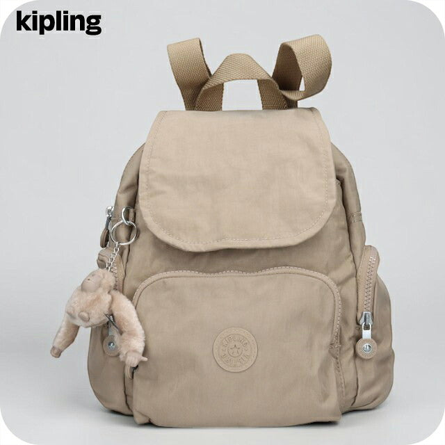 キプリング リュック レディース ブランド Kipling シティジップ ミニ バックパック リュックサック スクールバッグ KI6046-4PW Soft Taupe KI6046-4PW