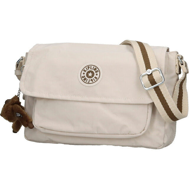 キプリング ショルダーバッグ レディース ブランド Kipling ダルマ B ロゴ ワンポイント 無地 KI8123-9LO Soft Sand KI8123-9LO