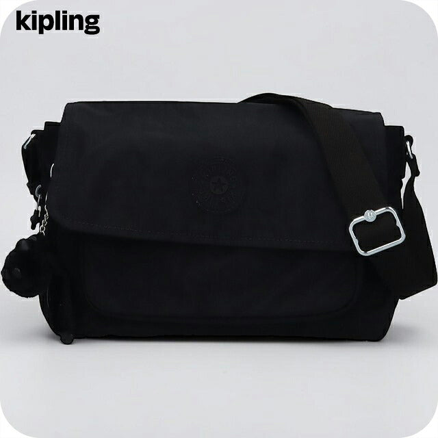 キプリング ショルダーバッグ レディース ブランド Kipling ダルマ B ロゴ ワンポイント 無地 KI8123-P39 Black Noir 黒 KI8123-P39