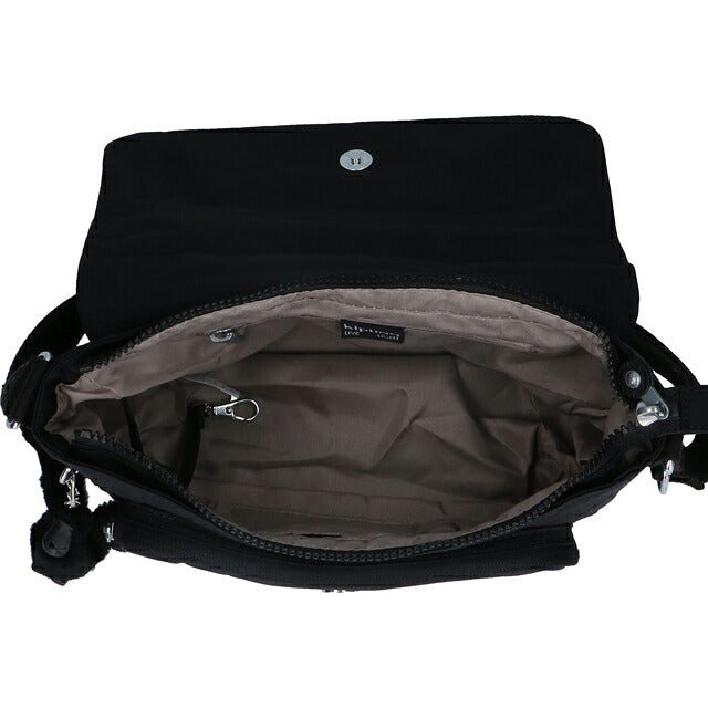 キプリング ショルダーバッグ レディース ブランド Kipling ダルマ B ロゴ ワンポイント 無地 KI8123-P39 Black Noir 黒 KI8123-P39