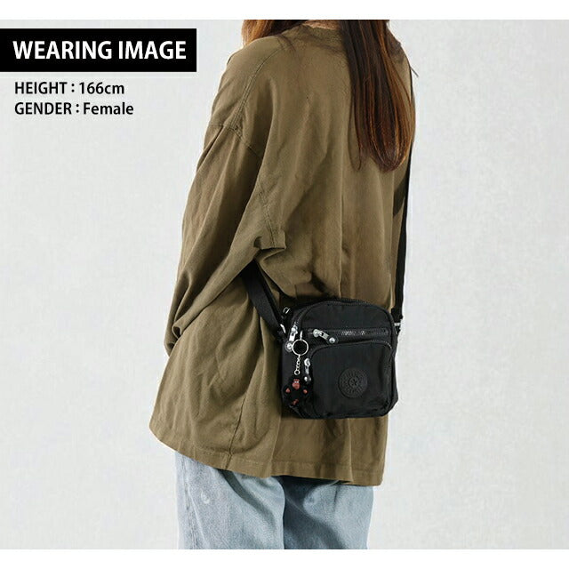 キプリング ショルダーバッグ レディース ブランド Kipling KI91610DH BLACK TONAL ブラック 斜めがけ 高級 おしゃれ プレゼント 女性 実用的 かわいい