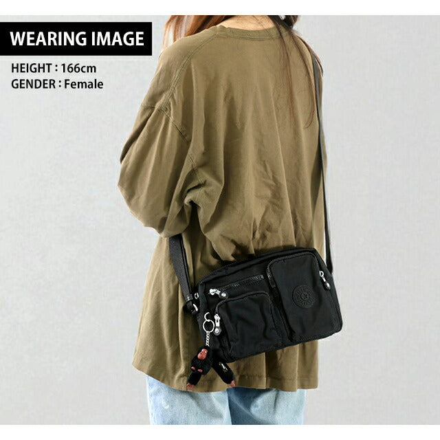 キプリング ショルダーバッグ レディース ブランド Kipling KIA9Z80DH BLACK TONAL ブラック 斜めがけ 高級 おしゃれ プレゼント 女性 実用的 かわいい