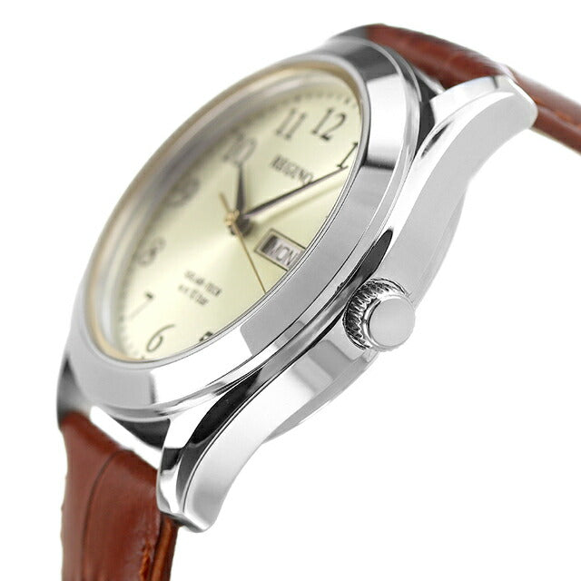 Citizen Regno Standard Ring Eco Drive Solar Watch Brand KM1-211-30 CITIZEN Gold Brown Men&