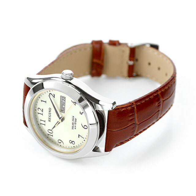 Citizen Regno Standard Ring Eco Drive Solar Watch Brand KM1-211-30 CITIZEN Gold Brown Men&