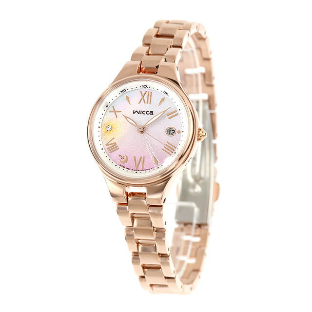 Citizen Wicca Summer Limited模型Solartech无线电手表腕表品牌妇女有限的电台太阳能公民WICCA KS1-864-93 KS1-864-93