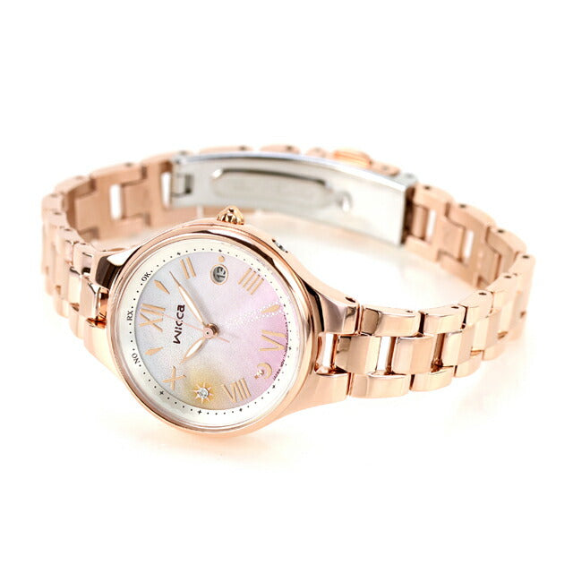 Citizen Wicca Summer Limited Model Solartech Radio Watch Wristwatch Brand Women&