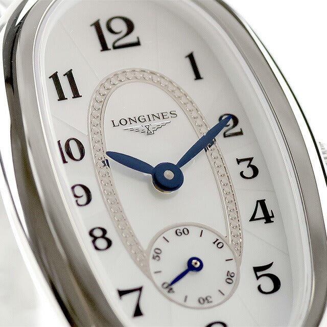 ロンジン サンフォネット クォーツ 電池式 腕時計 ブランド レディース LONGINES L2.306.4.83.6 アナログ ホワイトシェル 白 スイス製 L2-306-4-83-6