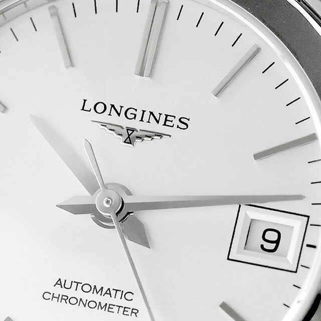 ロンジン レコード 自動巻き 腕時計 ブランド レディース LONGINES L2.320.4.72.6 アナログ シルバー スイス製 L2-320-4-72-6