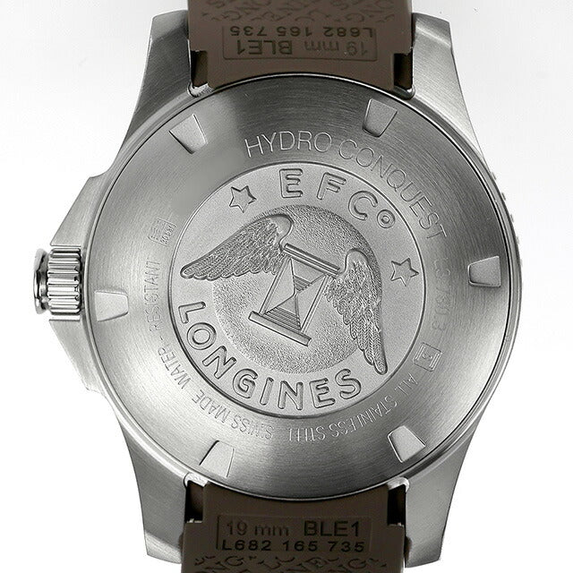 ロンジン ハイドロ コンクエスト 自動巻き 腕時計 ブランド メンズ LONGINES L3.780.3.78.9 アナログ ダークブラウン スイス製 L3-780-3-78-9