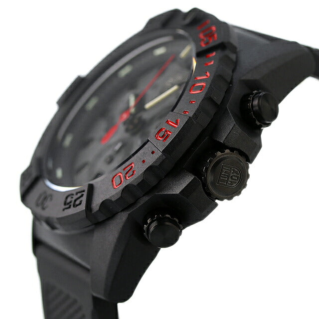 Luminox 3580 Series Navy Seals Chronograph 45mm 3581.EY LUMINOX Watch Black Red l3581-EY
