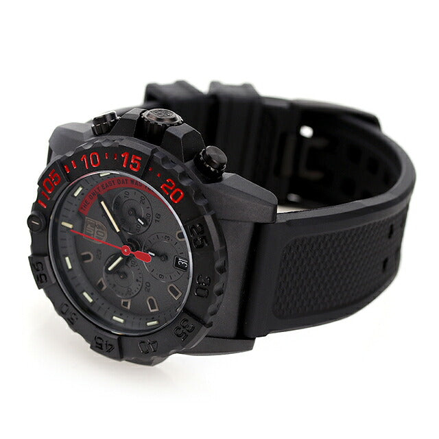 Luminox 3580 Series Navy Seals Chronograph 45mm 3581.EY LUMINOX Watch Black Red l3581-EY