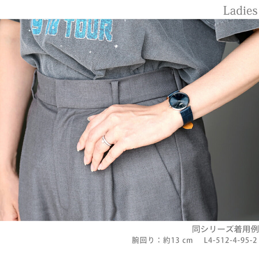 ロンジン グランクラシック クォーツ 電池式 腕時計 ブランド レディース ダイヤモンド LONGINES L4.523.0.97.6 アナログ ブルー スイス製 L4-523-0-97-6