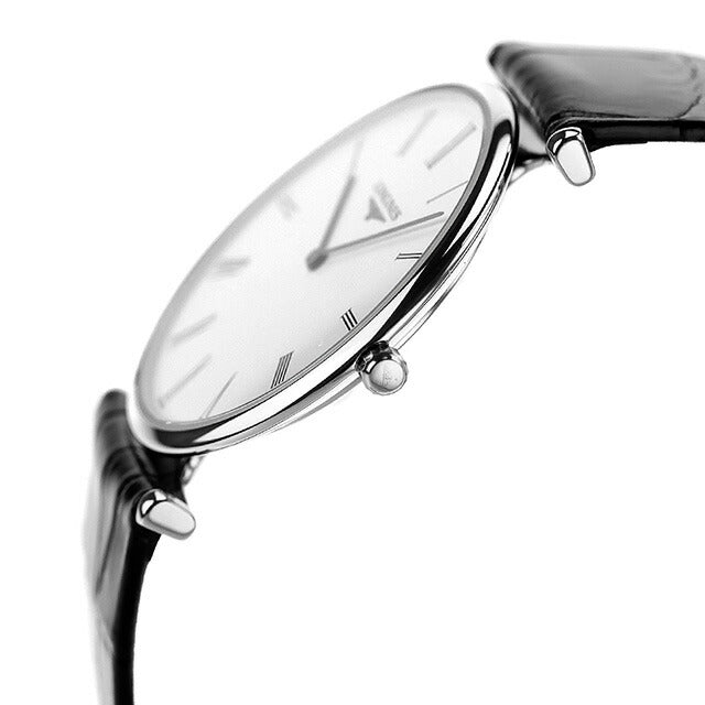 ロンジン グランクラシック クオーツ 腕時計 ブランド メンズ LONGINES L4.709.4.21.2 アナログ ホワイト ブラック 黒 スイス製 L4-709-4-21-2