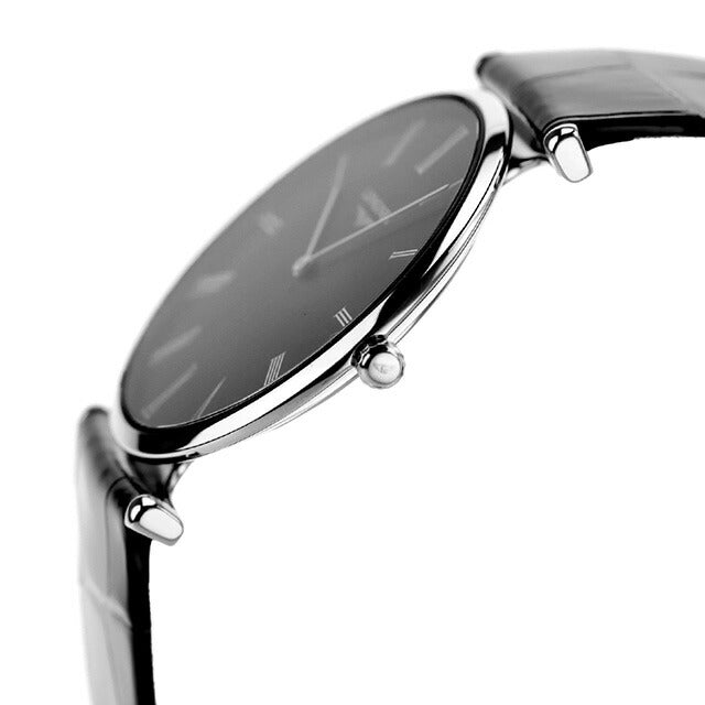 ロンジン グランクラシック クオーツ 腕時計 ブランド メンズ LONGINES L4.709.4.51.2 アナログ ブラック 黒 スイス製 L4-709-4-51-2