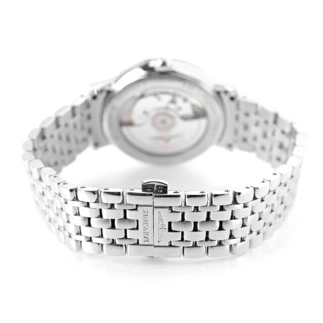 ロンジン エレガント 自動巻き 腕時計 ブランド メンズ LONGINES L4.810.4.11.6 アナログ ホワイト 白 スイス製 L4-810-4-11-6