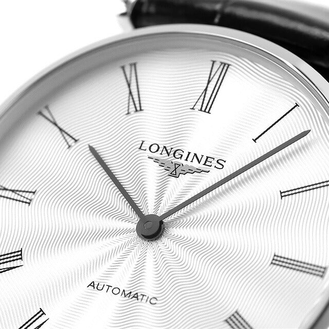 ロンジン グランクラシック 自動巻き 腕時計 ブランド メンズ LONGINES L4.908.4.71.2 アナログ シルバー ブラック 黒 スイス製 L4-908-4-71-2