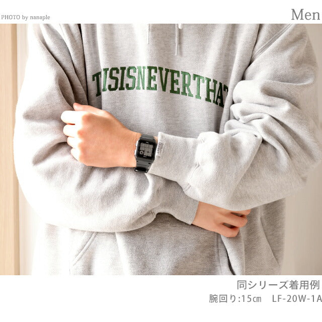 カシオ チープカシオ CASIO クォーツ 電池式 LF-20W-8A クラシック ユニセックス チプカシ 腕時計 ブランド カシオ casio デジタル グレー ホワイト 白 LF-20W-8ADF