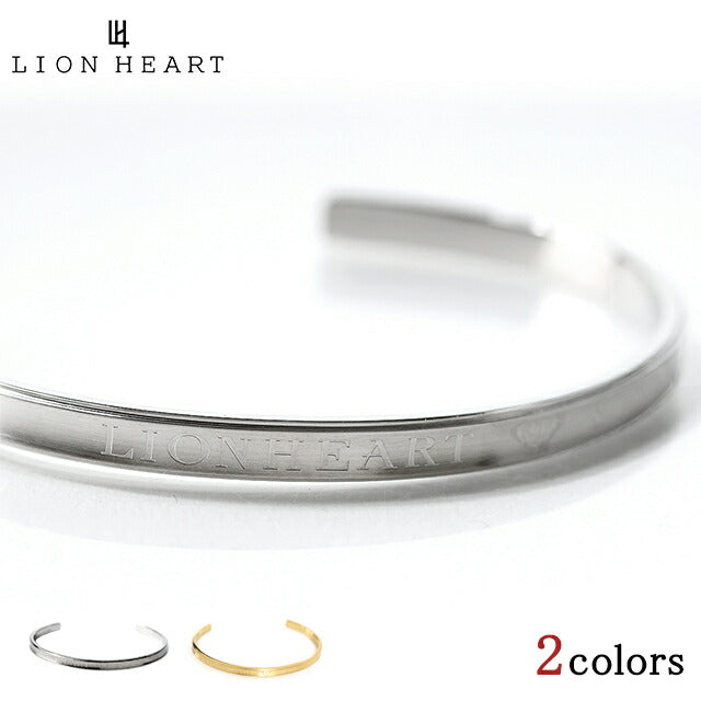【即発】LION HEART バングル ブレスレット メンズ 316L ボリュ ライオンハート バングル メンズ ブランド LION HEART