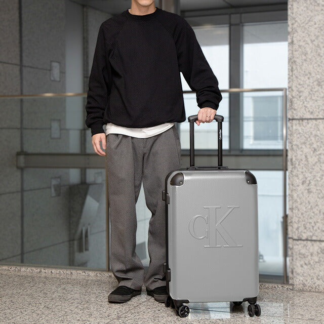 カルバンクライン スーツケース メンズ レディース ブランド Calvin Klein LH418LN3 HGR S グレー LH418LN3-HGR-S