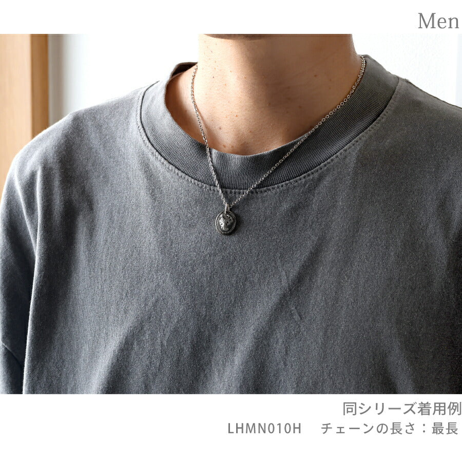 ライオンハート ネックレス メンズ レディース ブランド LION HEART コイン 動物 LHMN010H シルバー アクセサリー LHMN010H